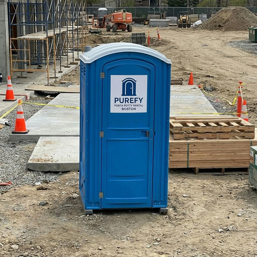 Porta potty rentals for construction sites